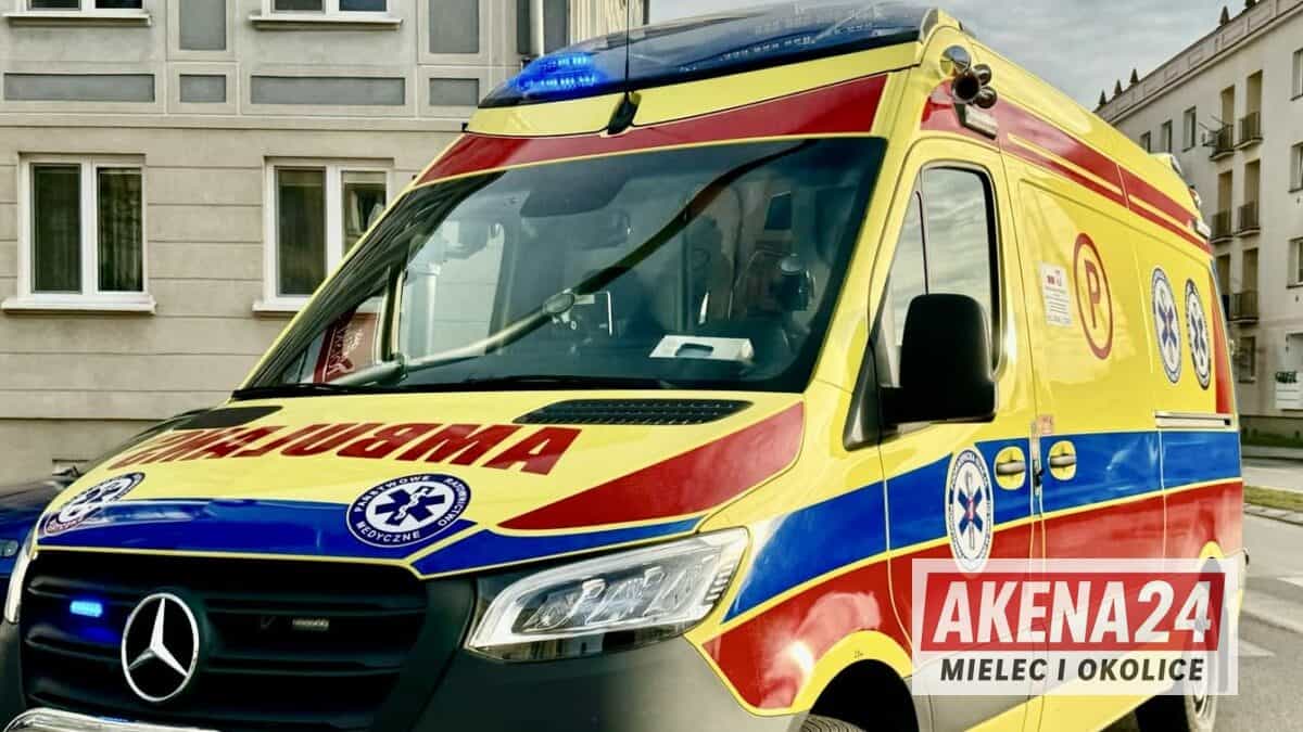Utrudnienia na drodze Mielec – Dębica. Jedna osoba ranna!