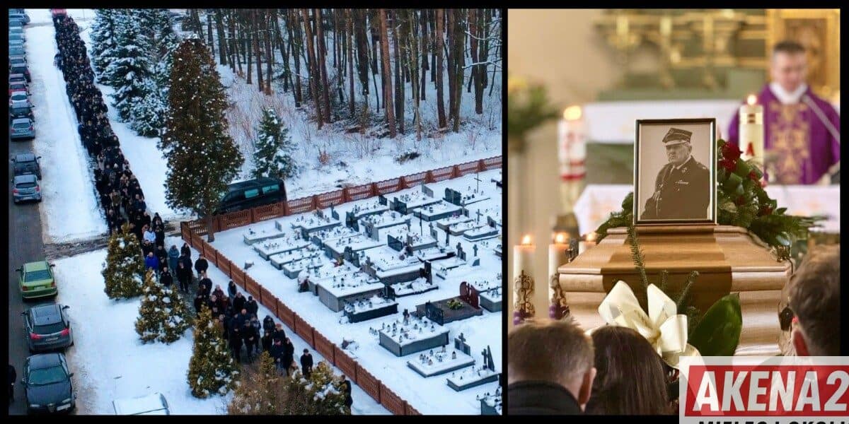 Tłumy w Borkach Nizińskich pożegnały Jana Jamrozego – radnego i strażaka [FOTO]