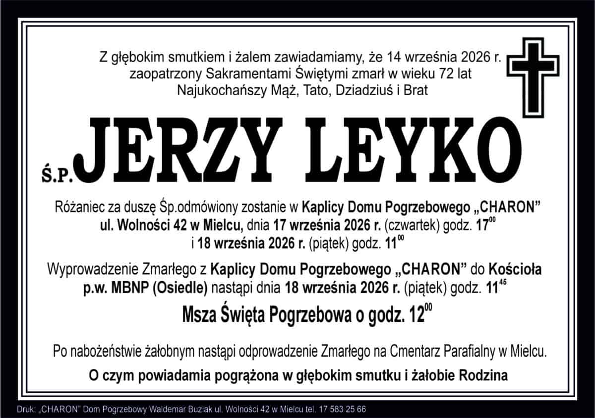 Śp. Jerzy Leyko